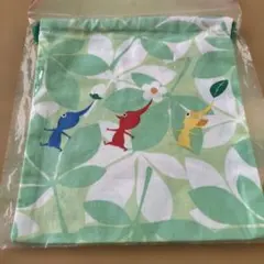 新品未開封　ピクミン　巾着袋のサムネイル
