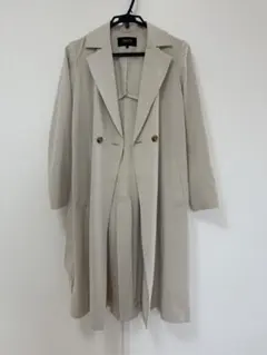 COMME CA ISM トレンチコート　ベージュ