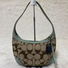 コーチ COACH ワンショルダー シグネチャー 切替 レザー 本革 キャンバス