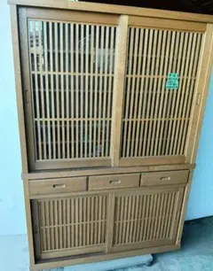【美品】浅川木工　山水シリーズ　キッチンカウンター　キッチンボード　高級　愛知県 美品】浅川木工 山水シリーズ キッチンカウンター キッチンボード 高級