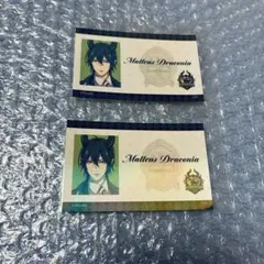 ツイステ　カフェ　ホログラムステッカー　マレウス