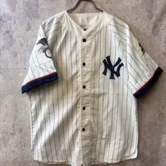 90s STARTER New York Yankees ベースボールシャツXLのサムネイル