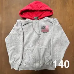 POLO ラルフローレン　スウェットパーカー　キッズ　140
