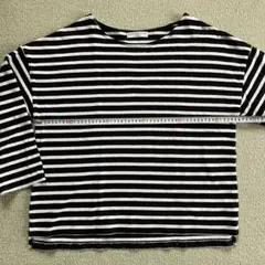 CIAOPANIC 白と黒のボーダーカットソーのサムネイル