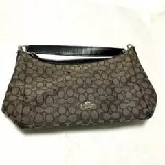 COACH コーチ シグネチャー柄 2WAY ショルダーバッグ ハンドバッグ