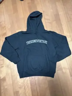 THISISNEVERTHAT ネイビー パーカー 値下げ交渉可 - メルカリ