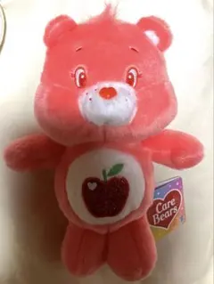 ケアベア ぽってりきらきらぬいぐるみ2 りんご　赤