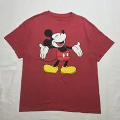 Disney mickeyミッキーマウスTシャツプリントレトロシンプル半袖古着のサムネイル