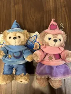 ダッフィー　シェリーメイ　10周年コスチューム　ぬいぐるみバッジ