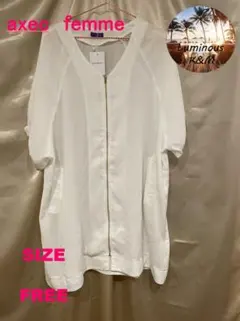 【新品未使用B級品】axes femme シアージップアップブルゾンのサムネイル