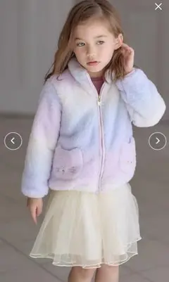 エニィファム　ネコポケットボアブルゾン