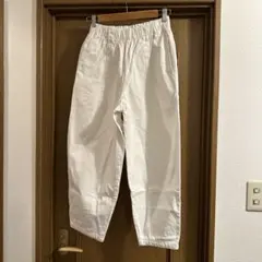 GU デニムパンツ 白
