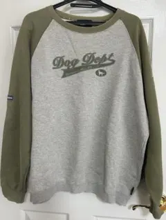 DOG DEPT XL トレーナー・スウェット グレー/オリーブ