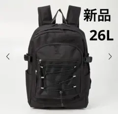 UMBRO(アンブロ) ラウンドドローコードリュック　クロ　26Lのサムネイル