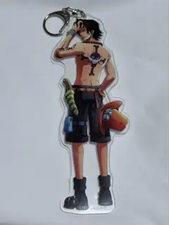 ワンピース アクリルキーホルダー エース 神保町ジャンプショップ
