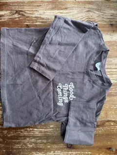 ブラウン長袖カットソー 7 韓国子供服