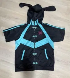 初音ミク サンリオ シナモロール コラボ チャイナ風 ジップアップ半袖パーカーのサムネイル