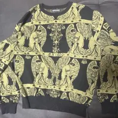 GX1000ニットセーター GX1000 JACQUARD ZK SWEATER / BROWN (ジーエックスセン