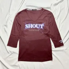 VINTAGE 7分丈 ロンT Tシャツ y2k パンク テック グランジのサムネイル