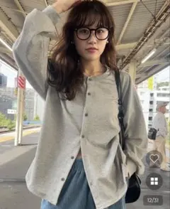 nugu カーディガン