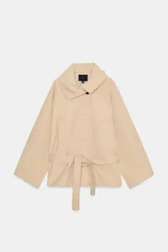 ZARA ショート トレンチコート　タグ付き