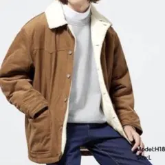 GU ジーユー オーバーサイズランチコートNT+E Ｓサイズ