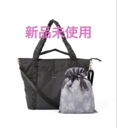 Francfranc トートバッグ クラシックフラワー トラベル 撥水加工軽量