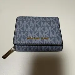 MICHAEL KORS 三つ折り財布 MKロゴ ブルーのサムネイル