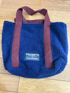 L.L.Bean エルエルビーン　ボア　トートバッグ　ネイビー