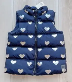 ベビーギャップ♡baby GAP ネイビー ハート柄ベスト