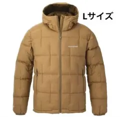 新品未使用タグ付き　モンベル　ネージュダウンパーカ　L ブラウン
