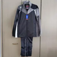 【新品】Mizuno ウォームアップウェアセット グレー/ブラック【防寒】