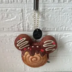 ディズニーNuiパン　ミッキーマウス　クロワッサンロールマスコット　キーホルダー