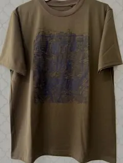 GU Active Tシャツ メンズ カーキ L
