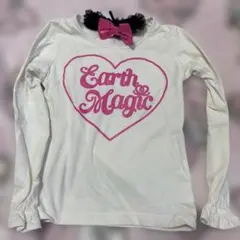 Earth Magic 長袖カットソー ホワイト