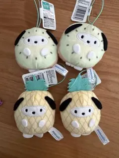 サンリオ フルーツきぐるみマスコット キウイ パイン ポチャッコ