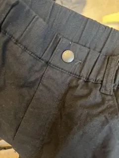 ブラック スキニーデニム ゴム入りウエスト