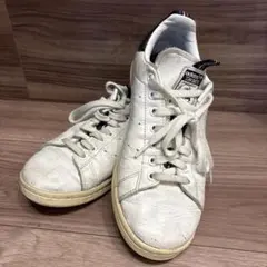 adidas Stan Smith ホワイトレザー スニーカー