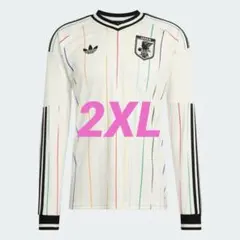 サッカー 日本代表 アウェイ レプリカ ユニフォーム 長袖 2026W杯 2XL