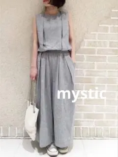 mystic ミスティック　ツイード　ノースリーブ　ワンピース パンツのサムネイル