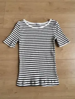 【美品】グリーンレーベルリラクシング　クルーネック プルオーバー カットソー