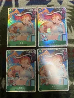 ワンピース カードゲーム ナミ ホロカード 4枚セット