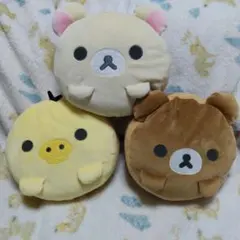 ♡新品♡コリラックマ 2点 枕 カバー クッション ぬいぐるみ キイロイトリ 新品♡コリラックマ キイロイトリ カバー付き枕 枕カバー クッション