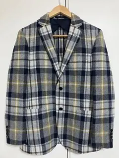 BLACK LABEL CRESTBRIDGEチェックウールテーラードジャケット