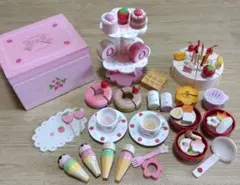 マザーガーデン いちご 小物入れ 箱 陶器 キャニスター 廃盤 平成