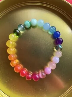 天然石グラデーションブレスレット