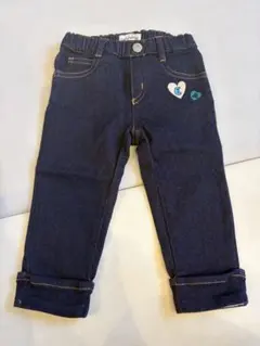 EMPORIO ARMANI キッズ デニムパンツ ハート刺繍のサムネイル