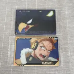 ヒロアカ　ウエハース4 カード　2枚A