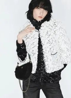 小松菜奈着用　シャネル　CHANEL ココネージュ　ジャケット　38