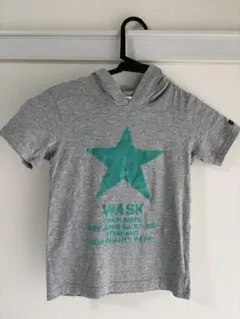 WASK グレー フード付きTシャツ 120cmのサムネイル